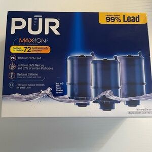 Pur Maxion faucet filtration systems